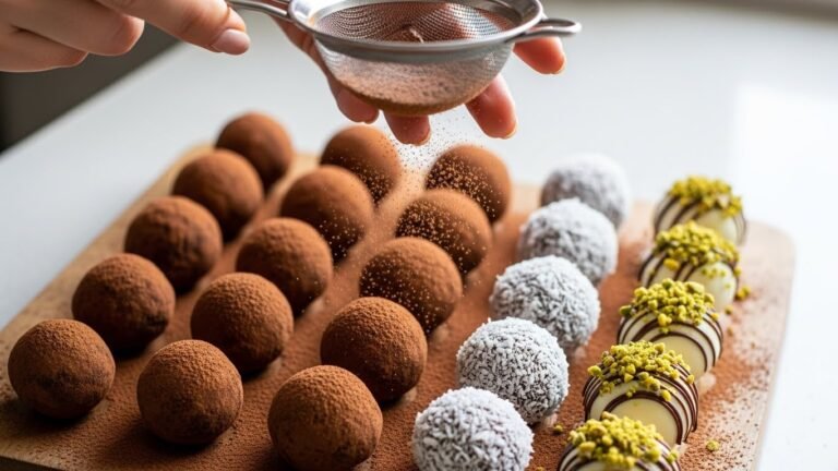 Elegant Chocolate Truffles Easy Homemade Recipe that Looks Store Bought