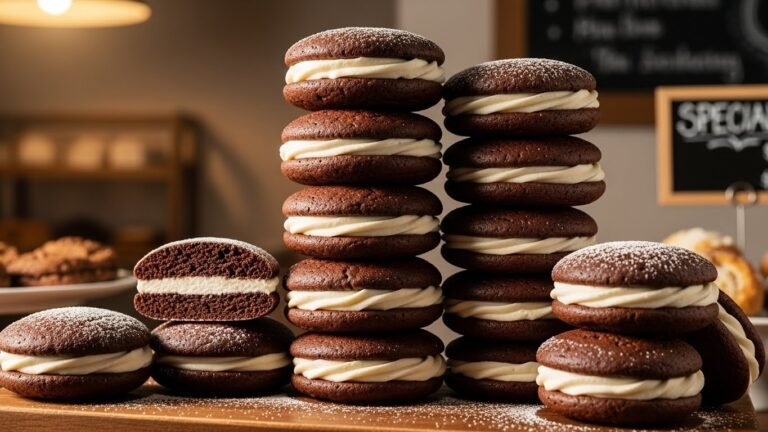 Soft Pillowy Whoopie Pies Classic Recipe with Creamy Filling