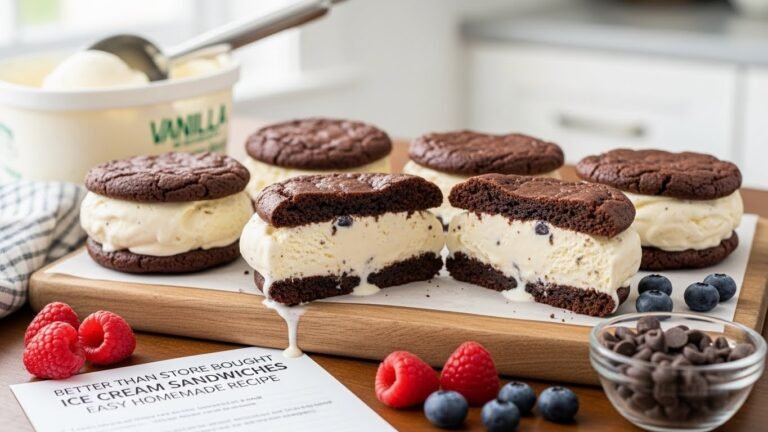 Better Than Store Bought Ice Cream Sandwiches Easy Homemade Recipe