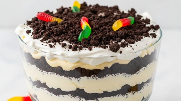 Fun No Bake Dirt Pudding Cake Easy Recipe for Kids Parties