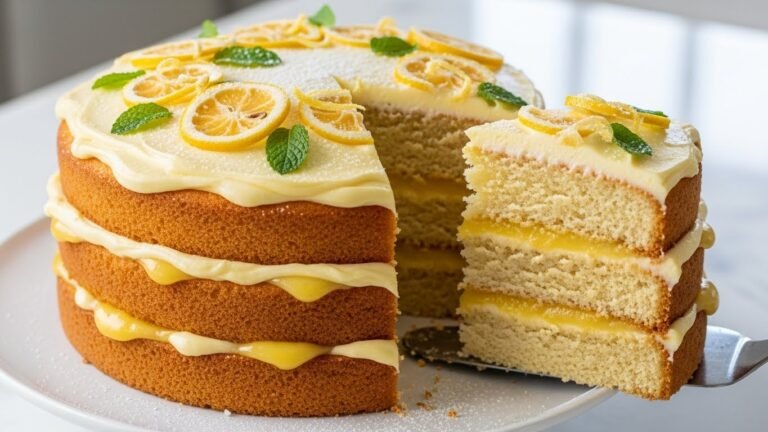 Light and Moist Lemon Layer Cake Best Recipe Bursting with Citrus Flavor