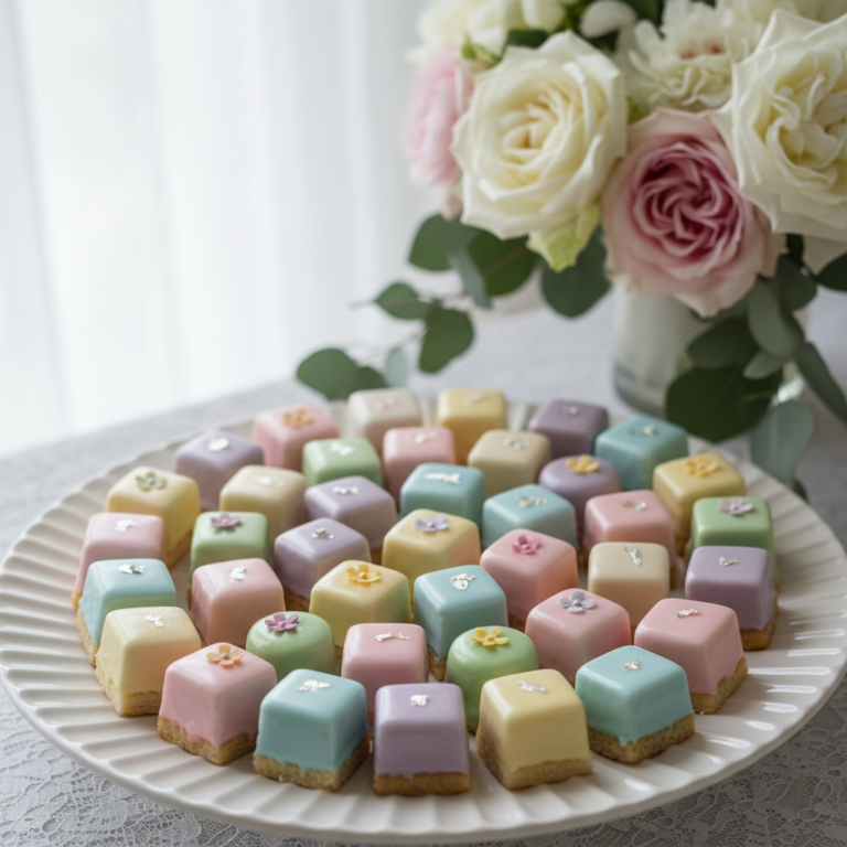 Petit Four Cake Recipe with Classic French Style