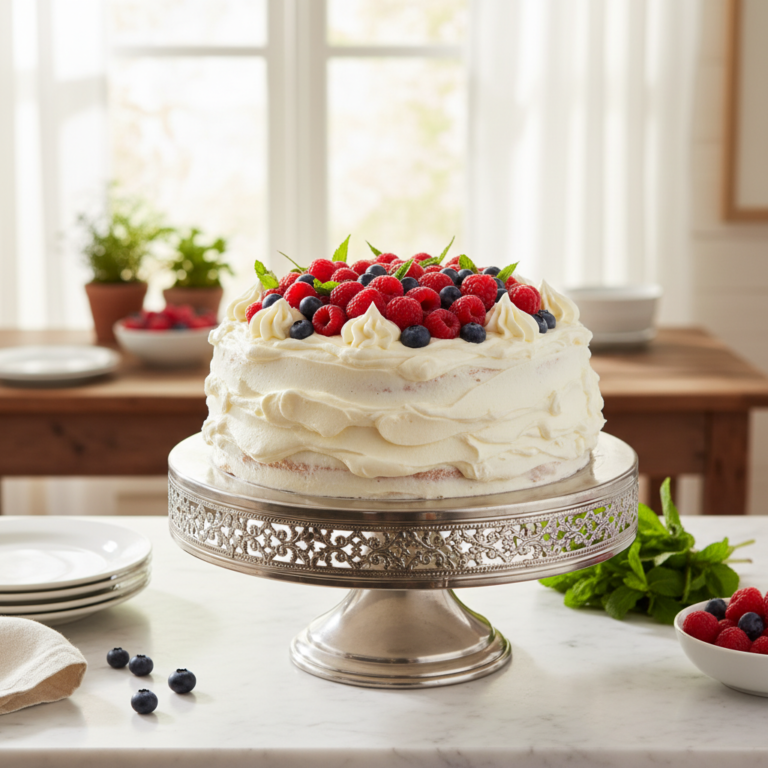 Whipped Cream Cake Recipe Light and Moist