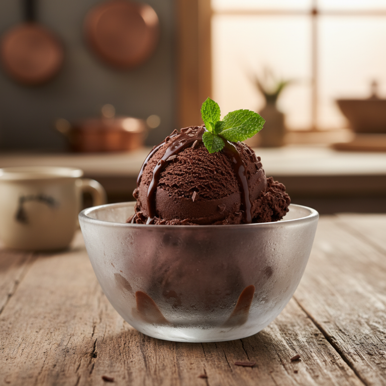 Homemade Chocolate Ice Cream Recipe