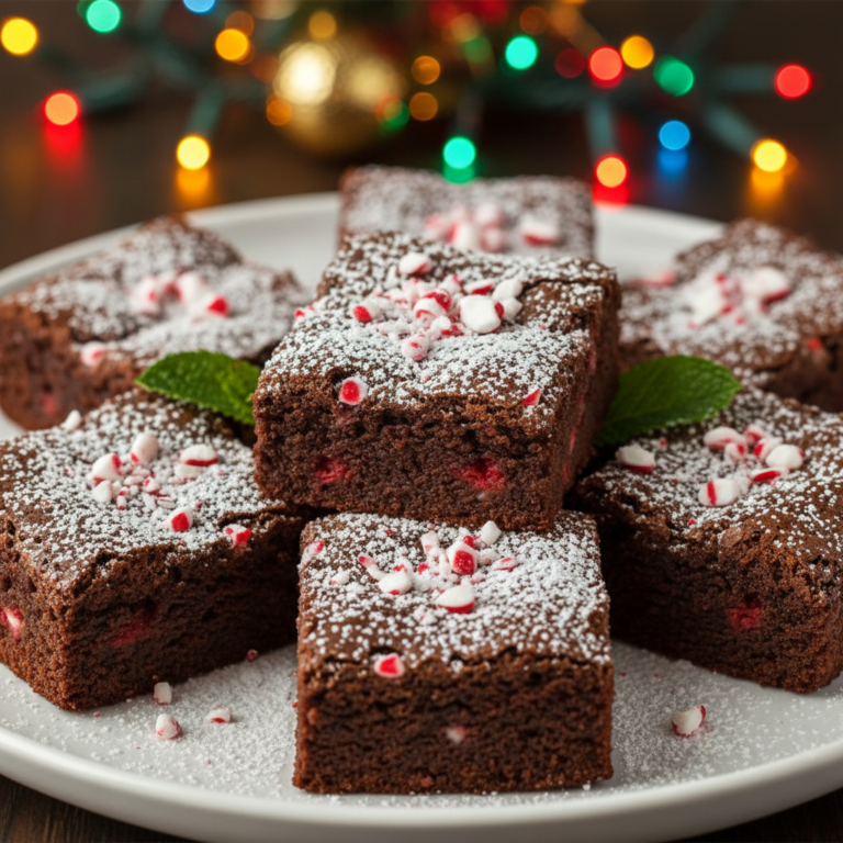 Peppermint Brownies Recipe Holiday Style