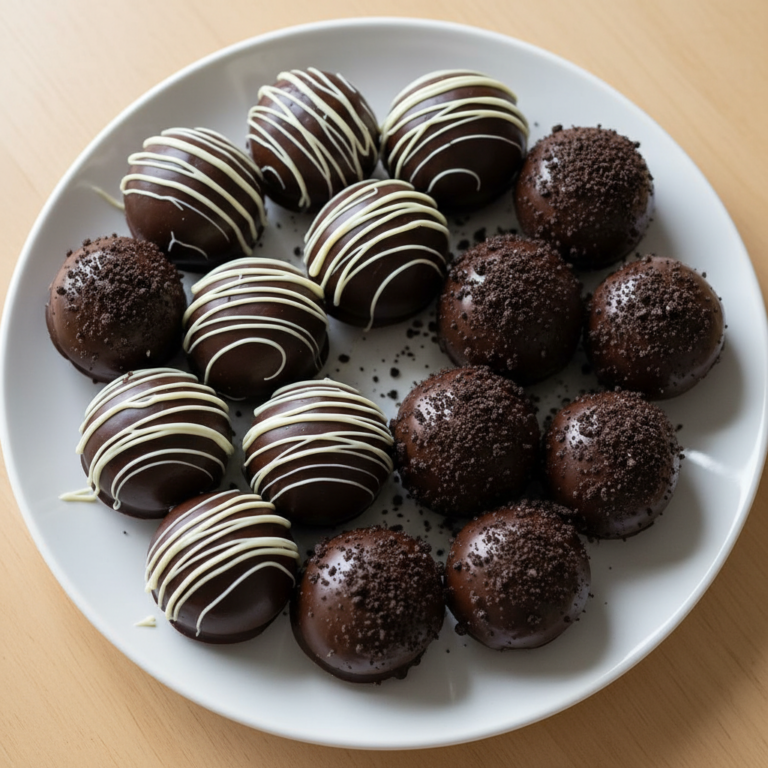 Easy Oreo Balls Recipe No Bake with Three Ingredients