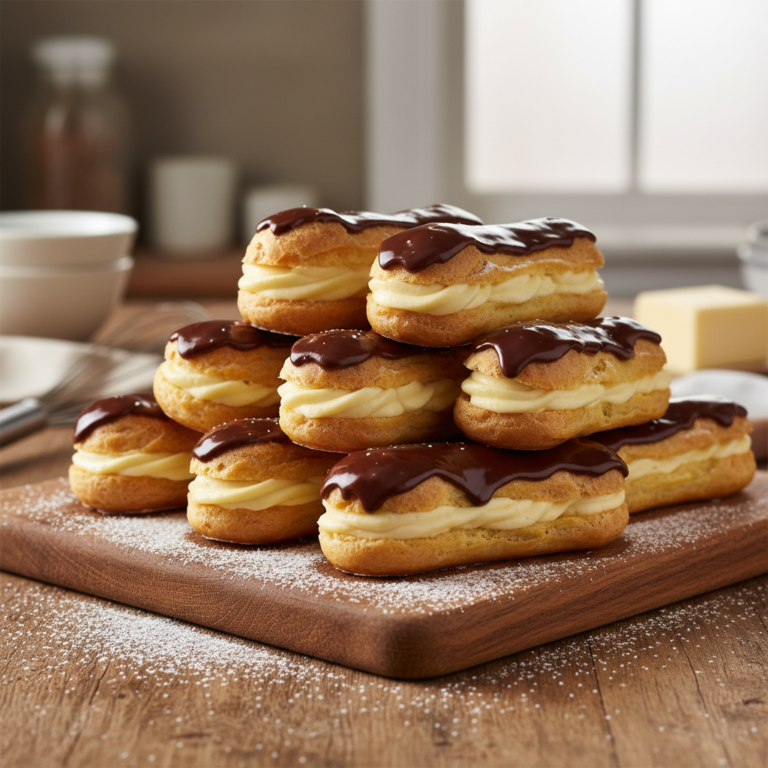 Homemade Eclairs Recipe Light and Crispy