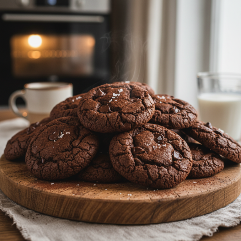 Double Chocolate Brownie Cookies
