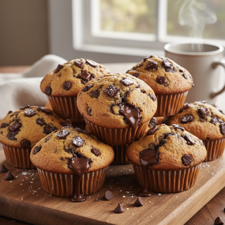 Bakery Style Chocolate Chip Muffins