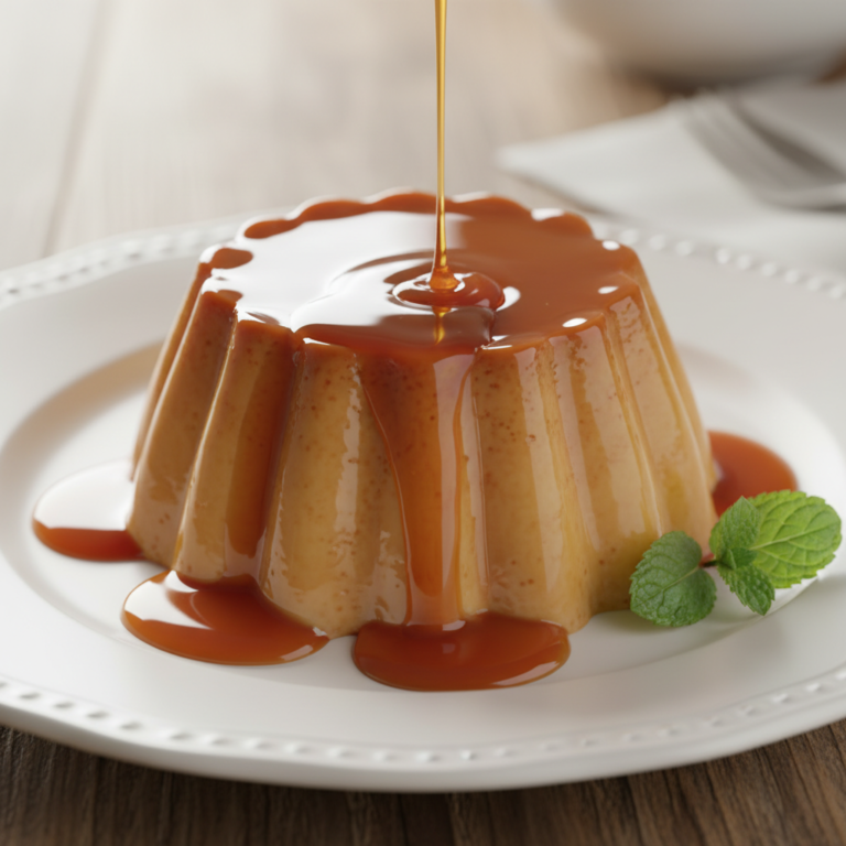 Rich Caramel Custard Pudding