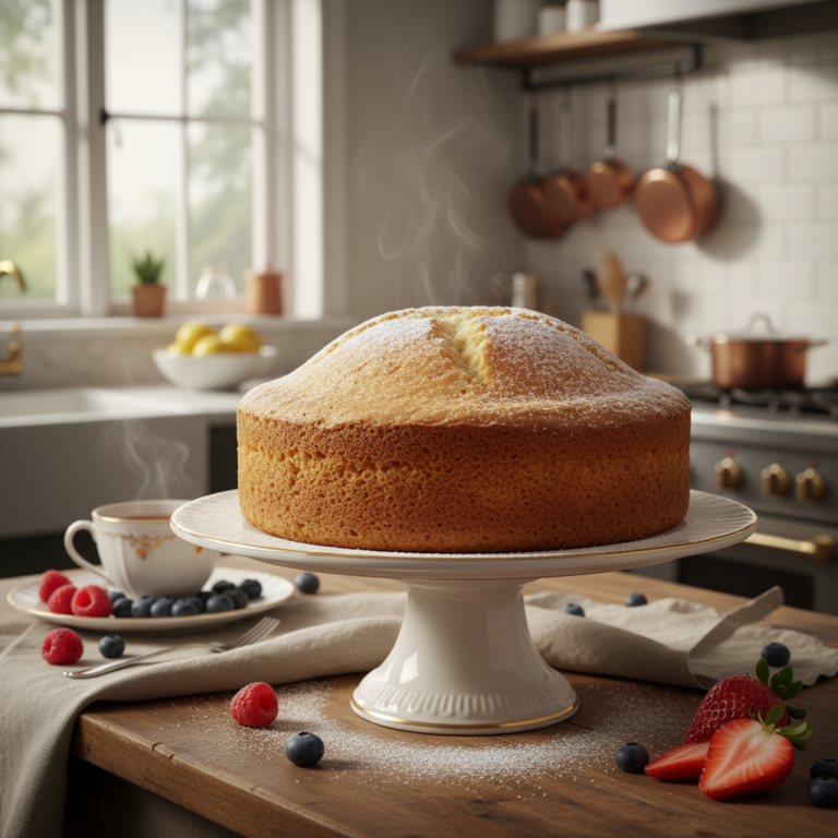 Soft Vanilla Sponge Cake for Any Occasion