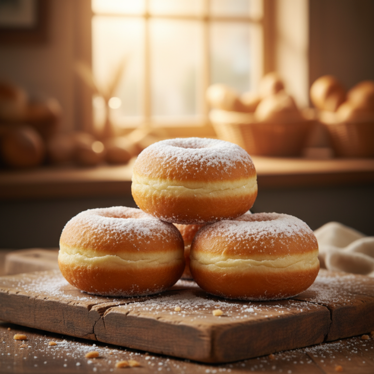 Fluffy Yeast Donuts Bakery Style