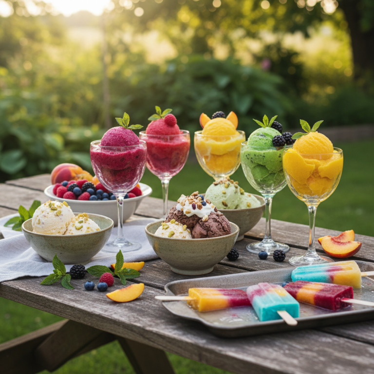 Refreshing Frozen Desserts for Summer