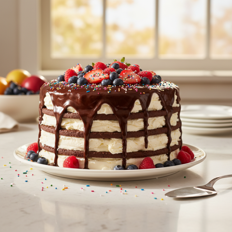 Ice Cream Sandwich Cake No Bake