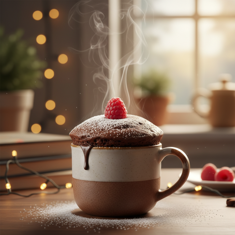 2 Minute Mug Cake Microwave