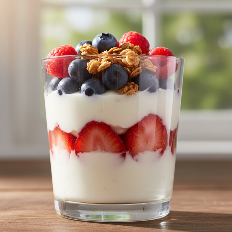 Healthy Yogurt Parfait Fruit & Granola