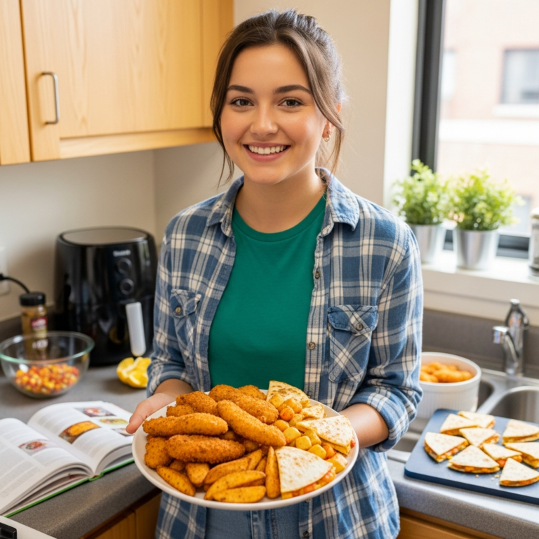 Easy Air Fryer Student Meals Under 10 minutes
