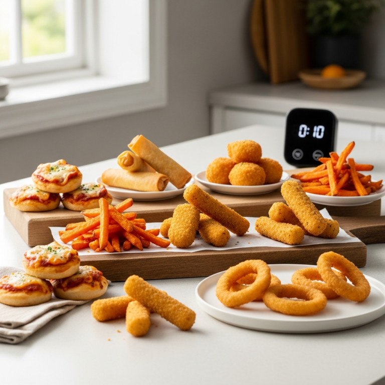 15 Quick Air Fryer Snacks in 10 Minutes