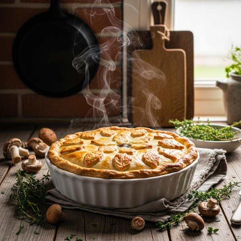9 Mushroom and Gruyere Pot Pie Ideas With Golden Crust