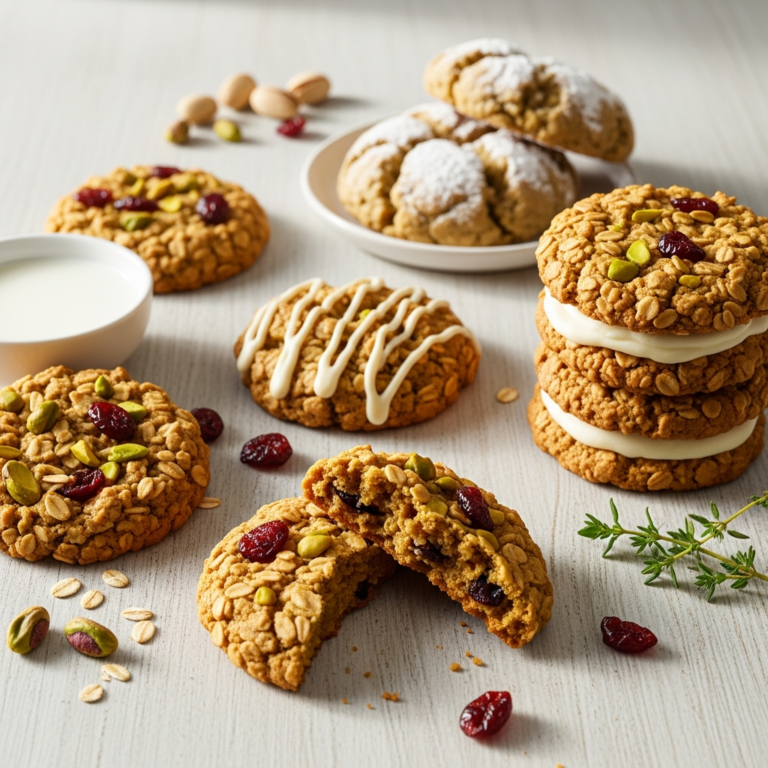 6 Pistachio Cranberry Oatmeal Cookie Ideas That Stay Soft